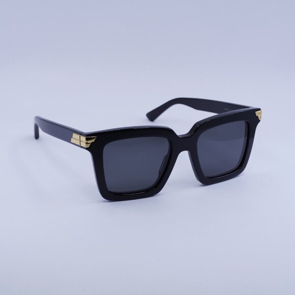 ?️ New Bottega Veneta BV1005S 001 Sunglasses - Black Frame, Grey Lenses main image 5